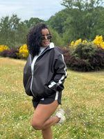 Casaco longo oversize